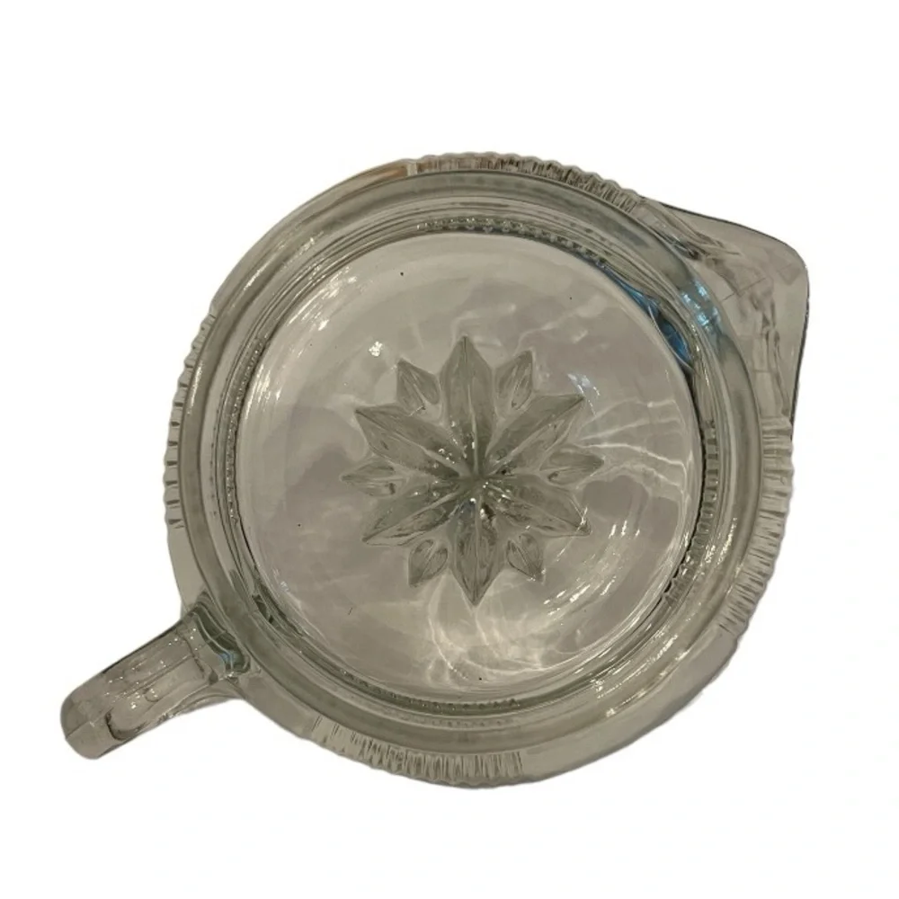 Vintage Glass Juicer with Handle & Pouring Spout